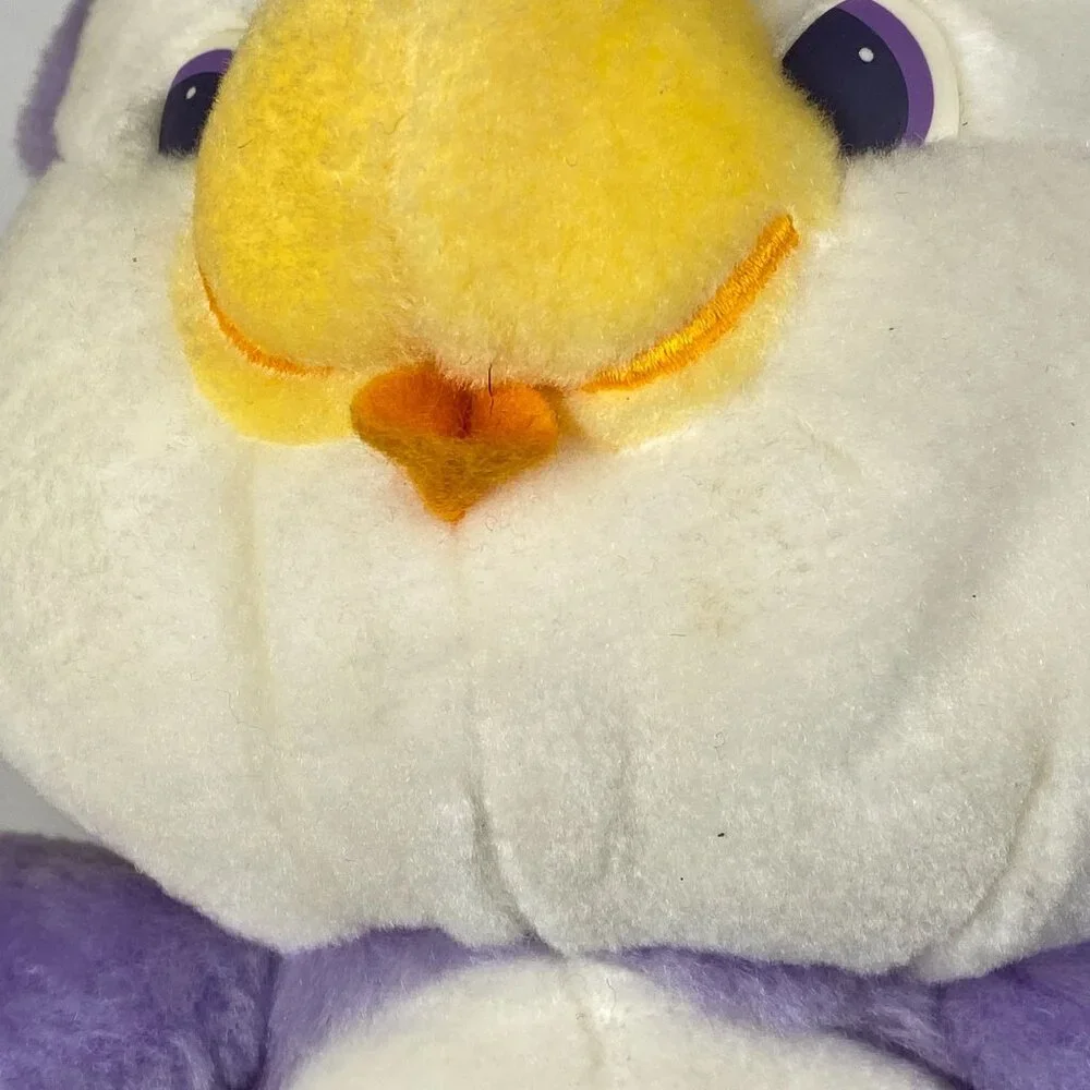 1984 Care Bear Cousins Cozy Heart Penguin Plush Stuffed Animal Kenner w Booklet